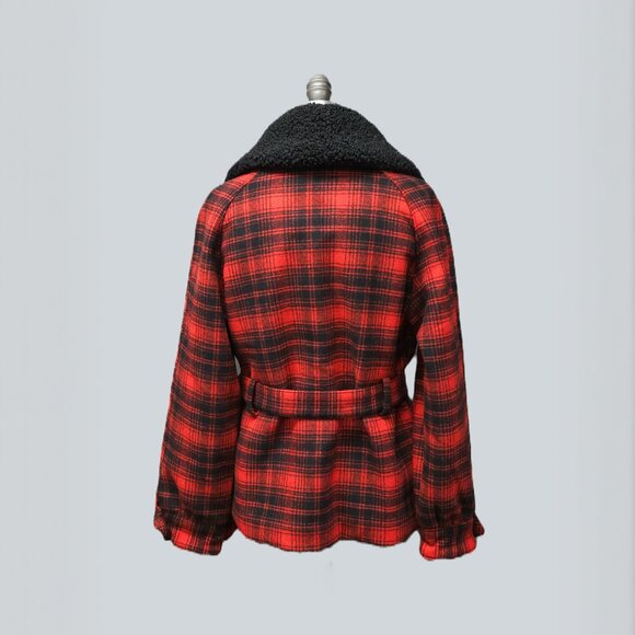 Banana Republic Black & Red Plaid Jacket - Picture 5 of 6